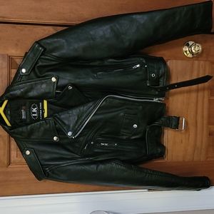 Genuine leather coat